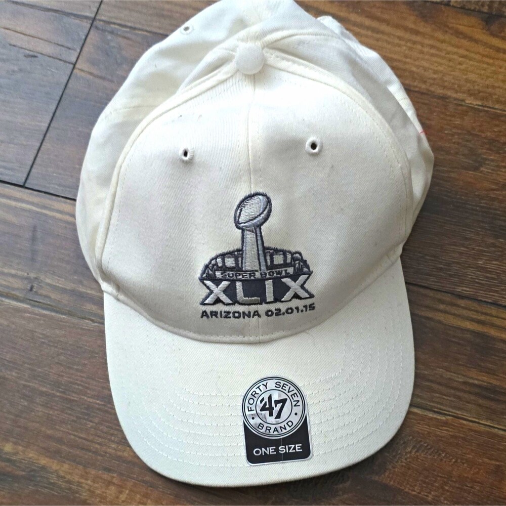 ’47 NFL Super Bowl XLIX Arizona 02.01.15 Cap One Size White/Gray